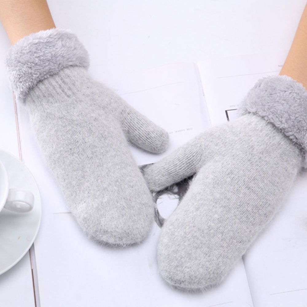 Womens Wool Mittens - Picture 2 of 5